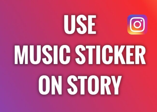 Use Instagram's Music Sticker